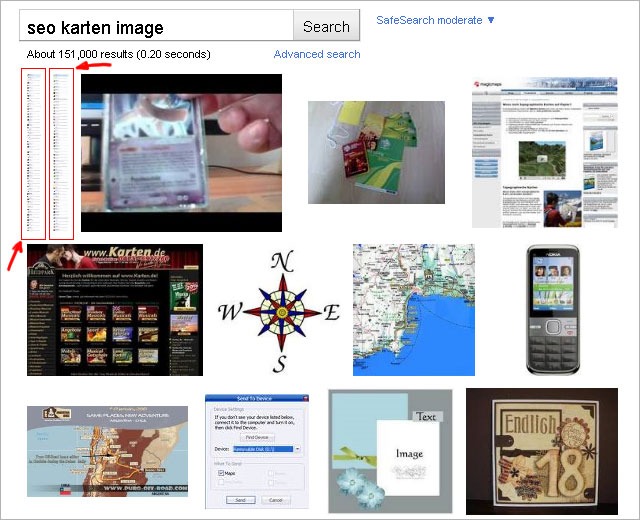 Extreme high-formats in Google image-search Extreme high-formats in Google image-search