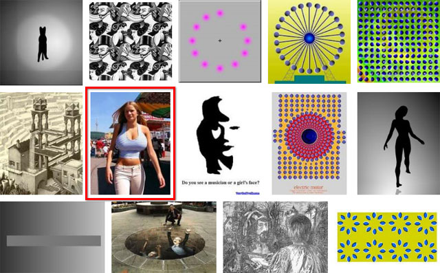 Screen "optical illusion" page 3