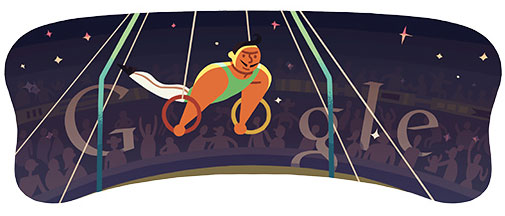 London 2012 Artistic Gymnastics Men's Rings (Google Doodle) London 2012 Artistic Gymnastics Men's Rings (Google Doodle)