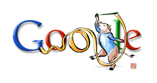 Rhythmic Gymnastics Doodle 2008 (Beijing) Rhythmic Gymnastics Doodle 2008 (Beijing)