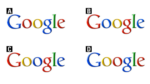 Which of the logos is the correct Google logo??? Which of the logos is the correct Google logo???