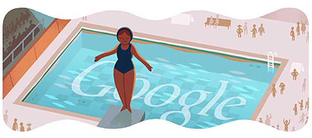 London 2012: "Diving" (Google Doodle) London 2012: "Diving" (Google Doodle)