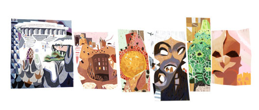 Antoni Gaudi Doodle (25.06.2013)