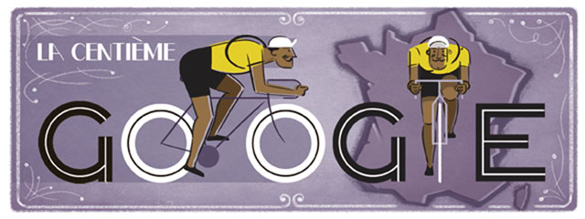 100th Tour de France Doodle (2013)